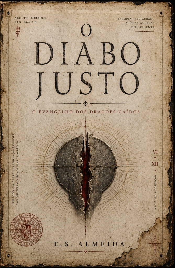 Prévia da capa física de O Diabo Justo